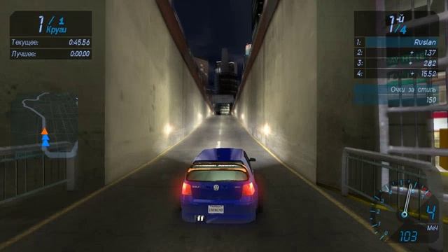 Need For Speed Underground Быстрые гонки СПРИНТ Defender Game Master G2 как USB gamepad