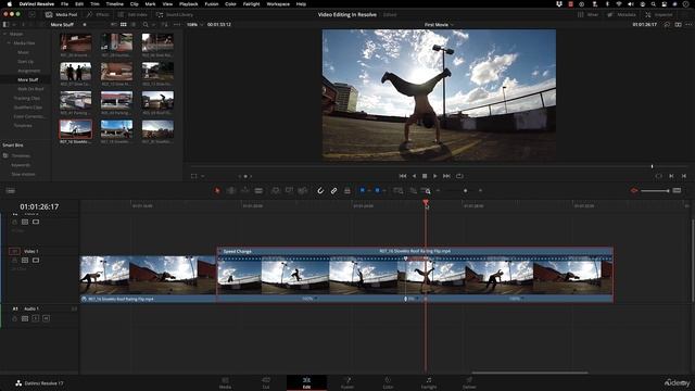 101 - How to Create Variable Speed Effects and Freeze Frames In DaVinci Resolve