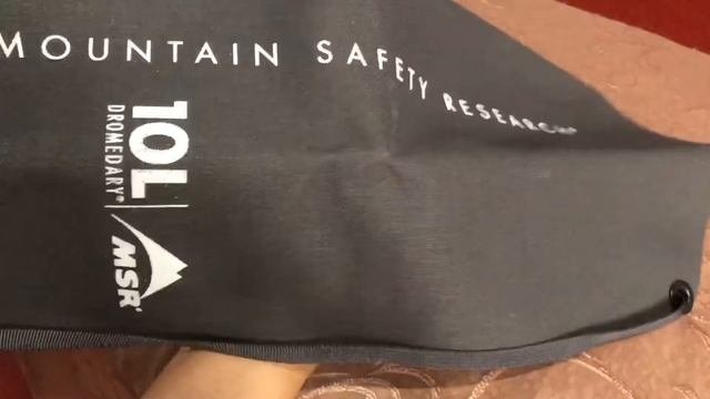 MSR 10 Liter Dromedary Bag  Water Storage Bag Part 1