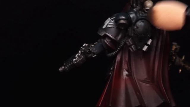 Покраска GOTHIC Warhammer Miniatures __Черная броня Темных Ангелов с чернилами Villainy Ink