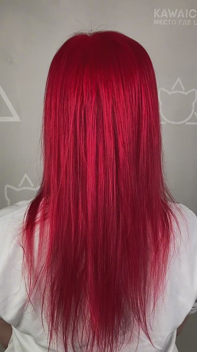 Яркий красный на красителе Антоцианин!