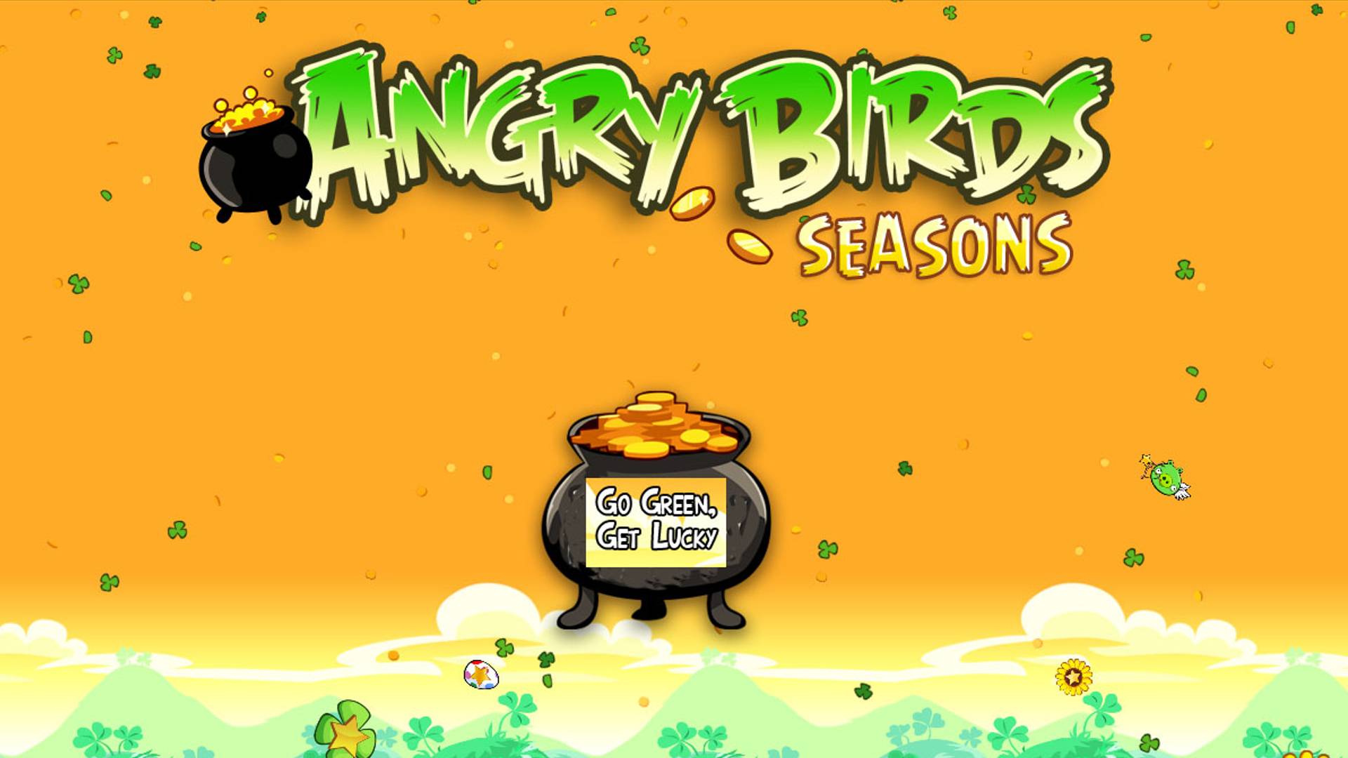 Angry Birds: Seasons. Go Green, Get Lucky (bonus 2) 3 stars. Прохождение от SAFa