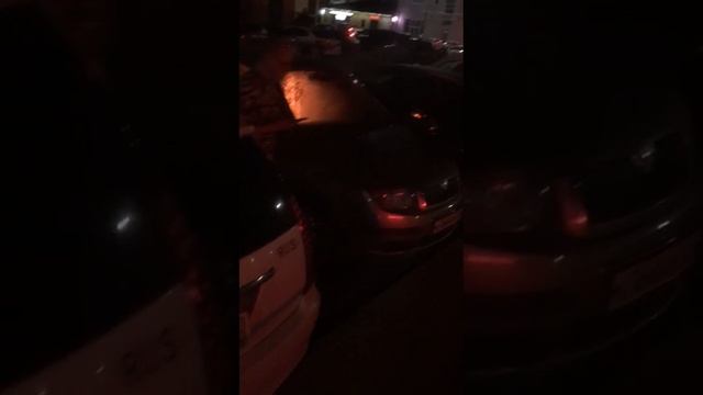Видео очевидцев пожара