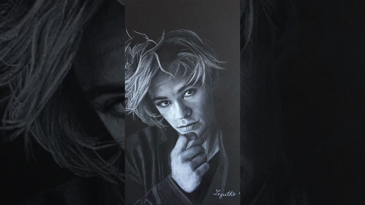 #art #portrait #drawing #рисунок #портрет #pencildrawing #kredki #realistic  #рисование #карандаши