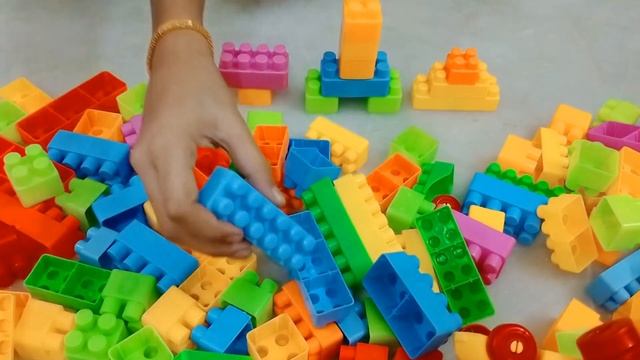 Делаем сердечко из длоков Лего!!! Большие Кубики LEGO!  Играем в LEGO блоки!  #asmr #лего ЛЕГО ASMR!