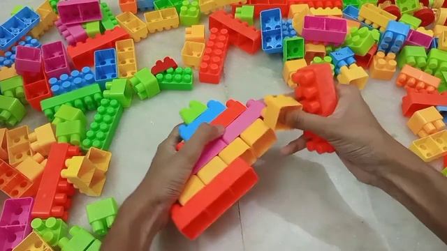 Делаем вместе пирамиду!!! Большие Кубики LEGO!  Играем в LEGO блоки!  #asmr #лего ЛЕГО ASMR!