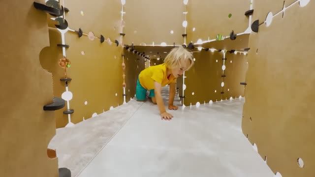 Влад и Никита. Гигантский лабиринт. Челлендж для детей.