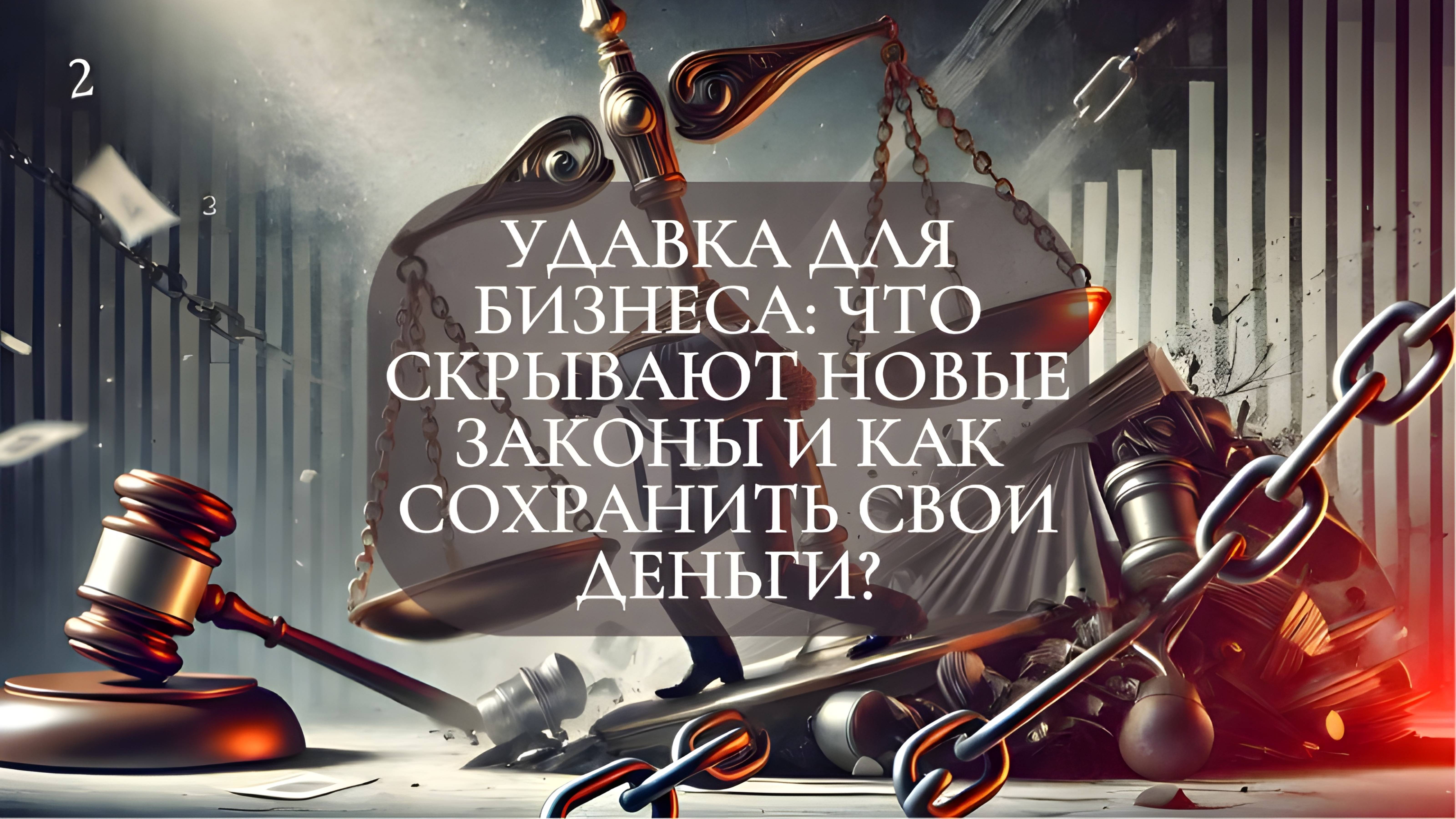 Удавка для бизнеса: что скрывают новые законы и как сохранить свои деньги?