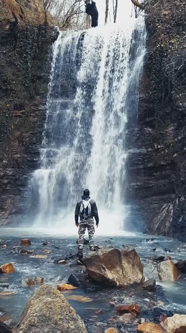 Водопад Кутарки. 3-й приток