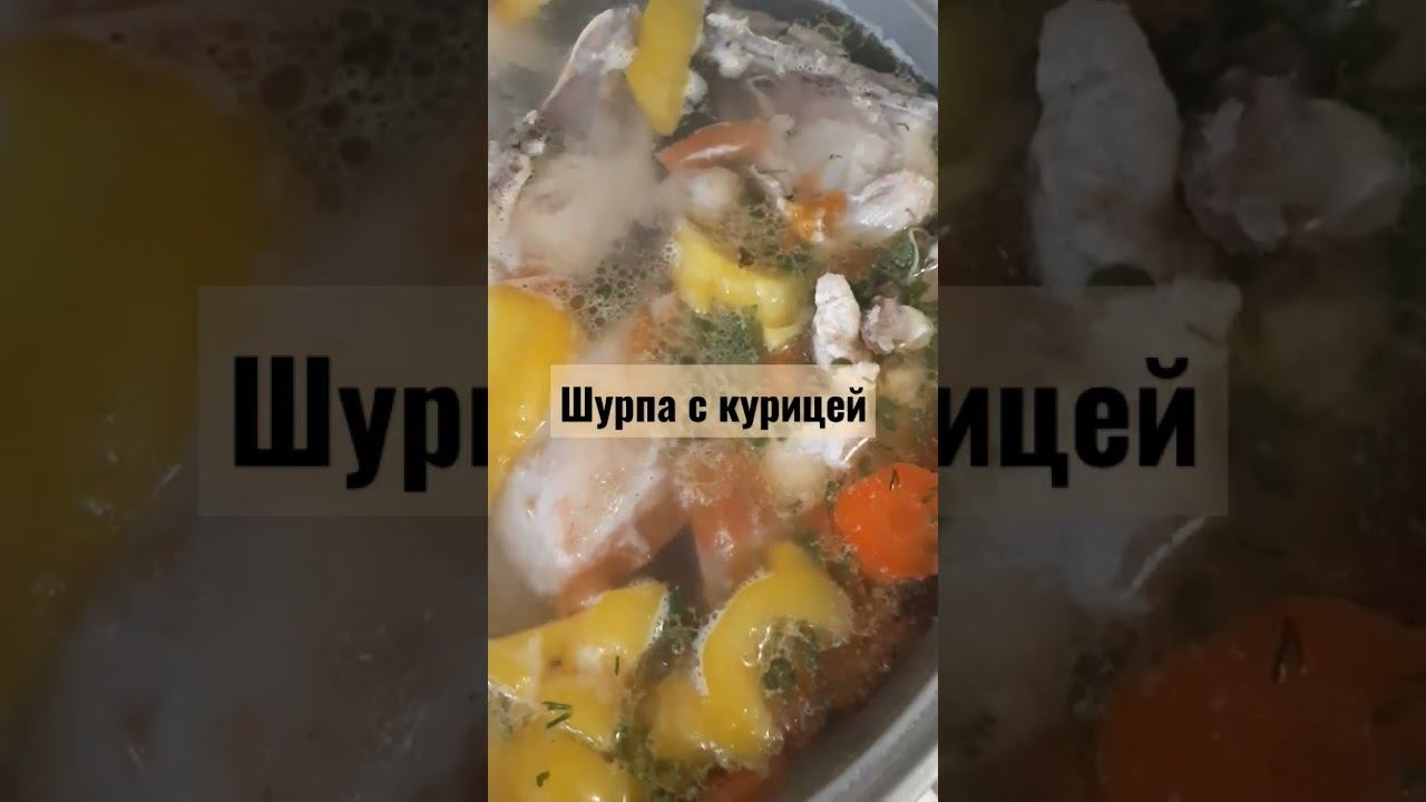 Друзья, рецепт этого супа у меня есть в опубликованных видео#шурпа #шурпакуриная #шурпаизкурицы