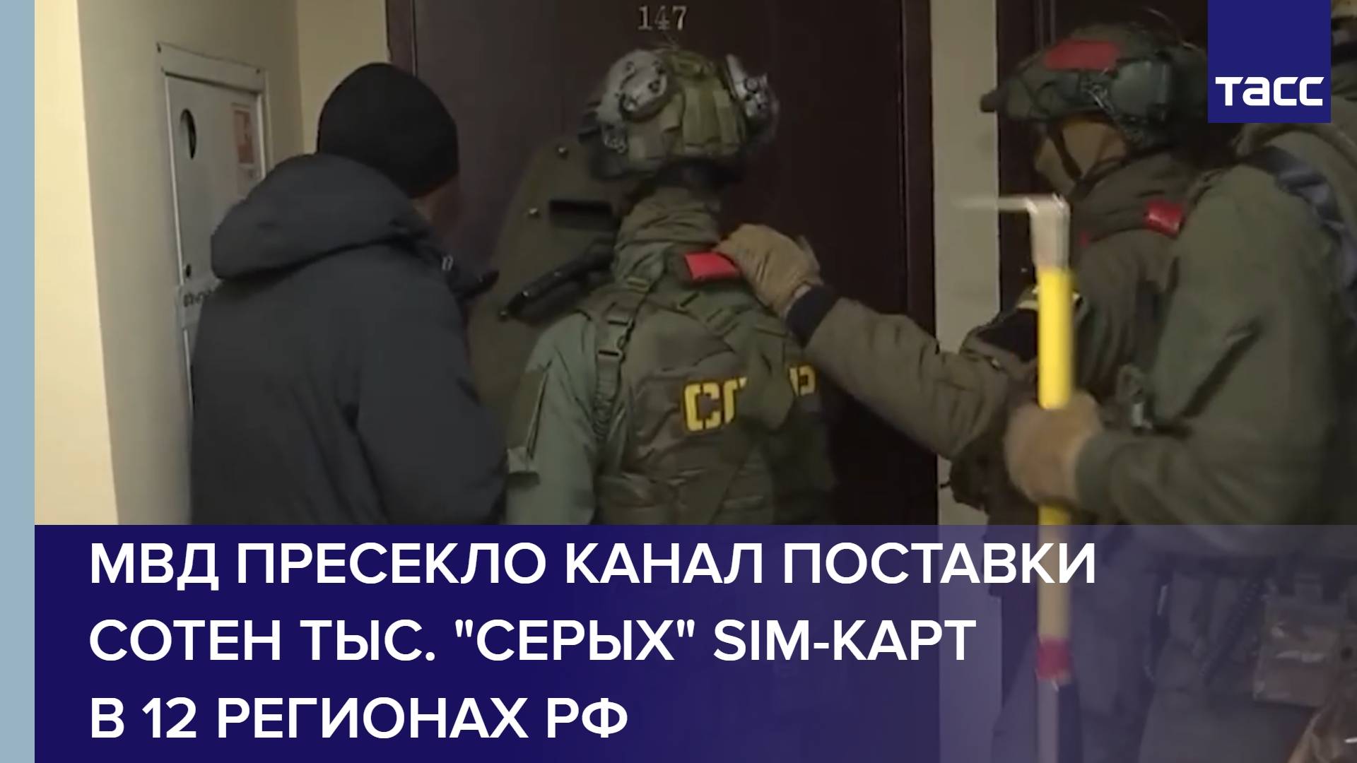 МВД пресекло канал поставки сотен тыс. "серых" sim-карт в 12 регионах РФ