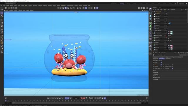 19 Getting Started in Cinema 4D_ 19 Animating a Simple Camera Move