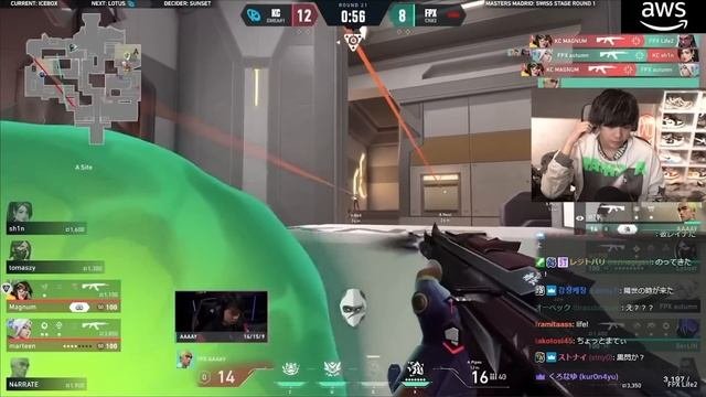 【ついに開幕】Masters初戦、中国チームのレイナが異次元すぎたwww【KC vs FPX】【VALORANT Masters Madrid】【VCT2024】