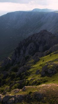 Летняя зелень горного плато Караби Яйла