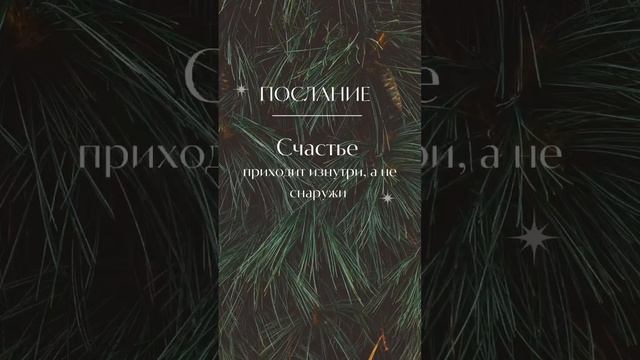 Послание для тебя на Новый 2025 год! 
Сделай скриншот или ставь видео на паузу.