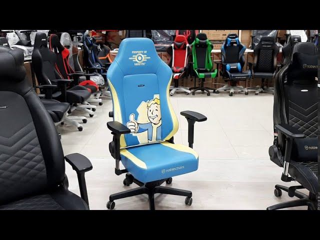 Обзор премиального кресла  Noblechairs HERO Fallout Vault Tec Edition