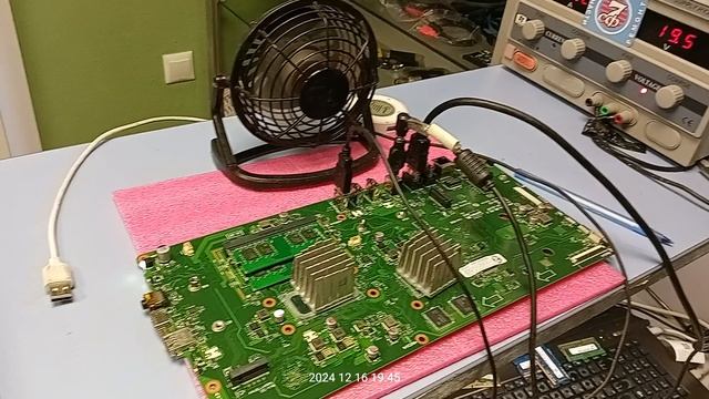 Включение Материнской платы для моноблока Asus A5400WFA LA-J214P i5-10210U DIS 16 декабря 2024 г.
