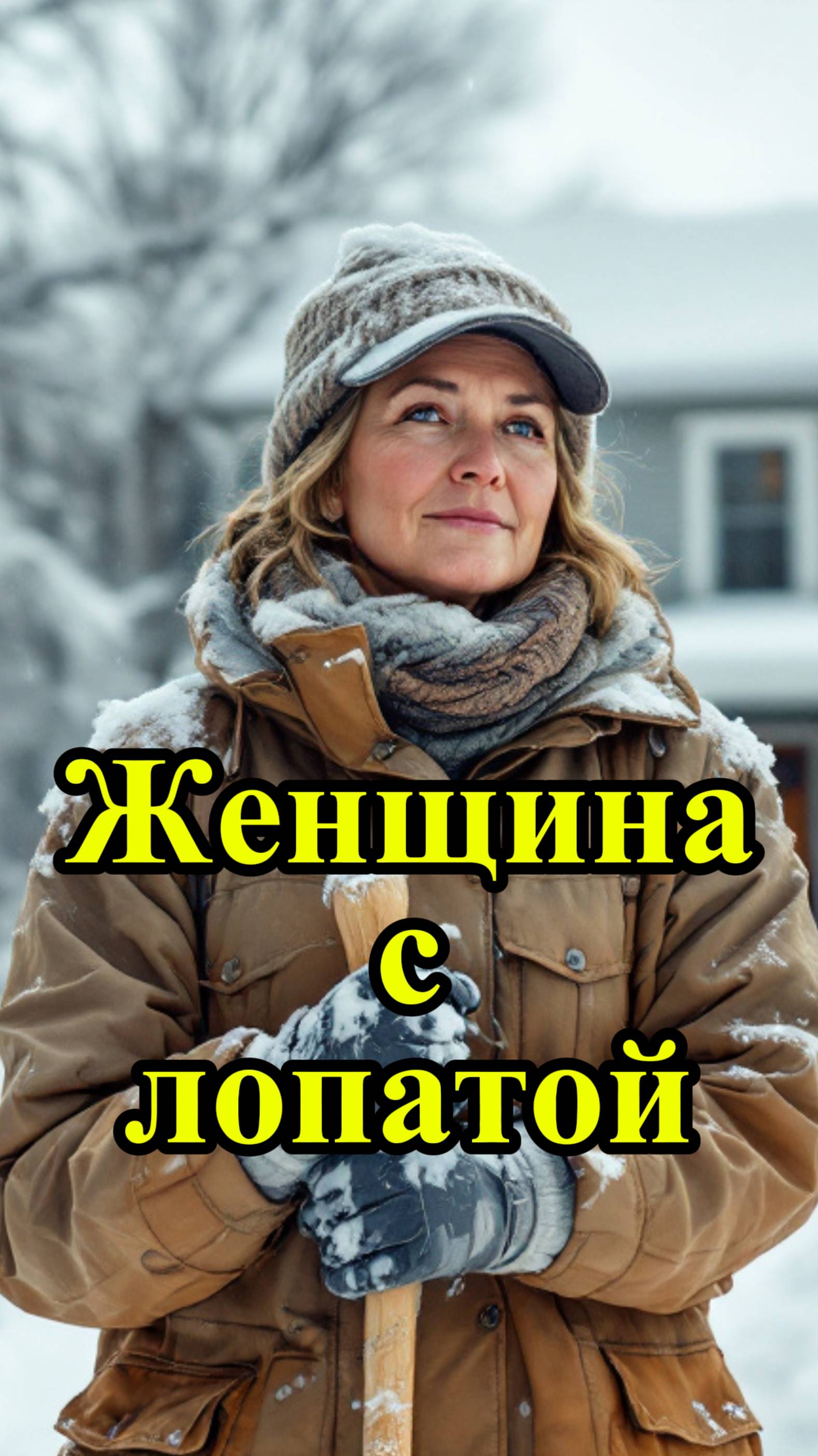 Женщина с лопатой.