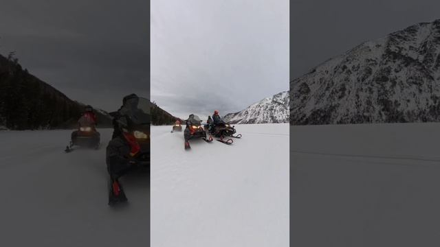Горный Алтай. Мультинские озера на снегоходах AODES SNOWCROSS 1000