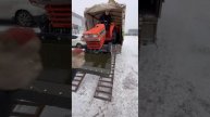 Отгрузка трактора Kubota L1-225 с отвалом ПРОГРЕСС 1500