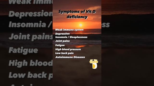 Symptoms Of Vitamin D Deficiency