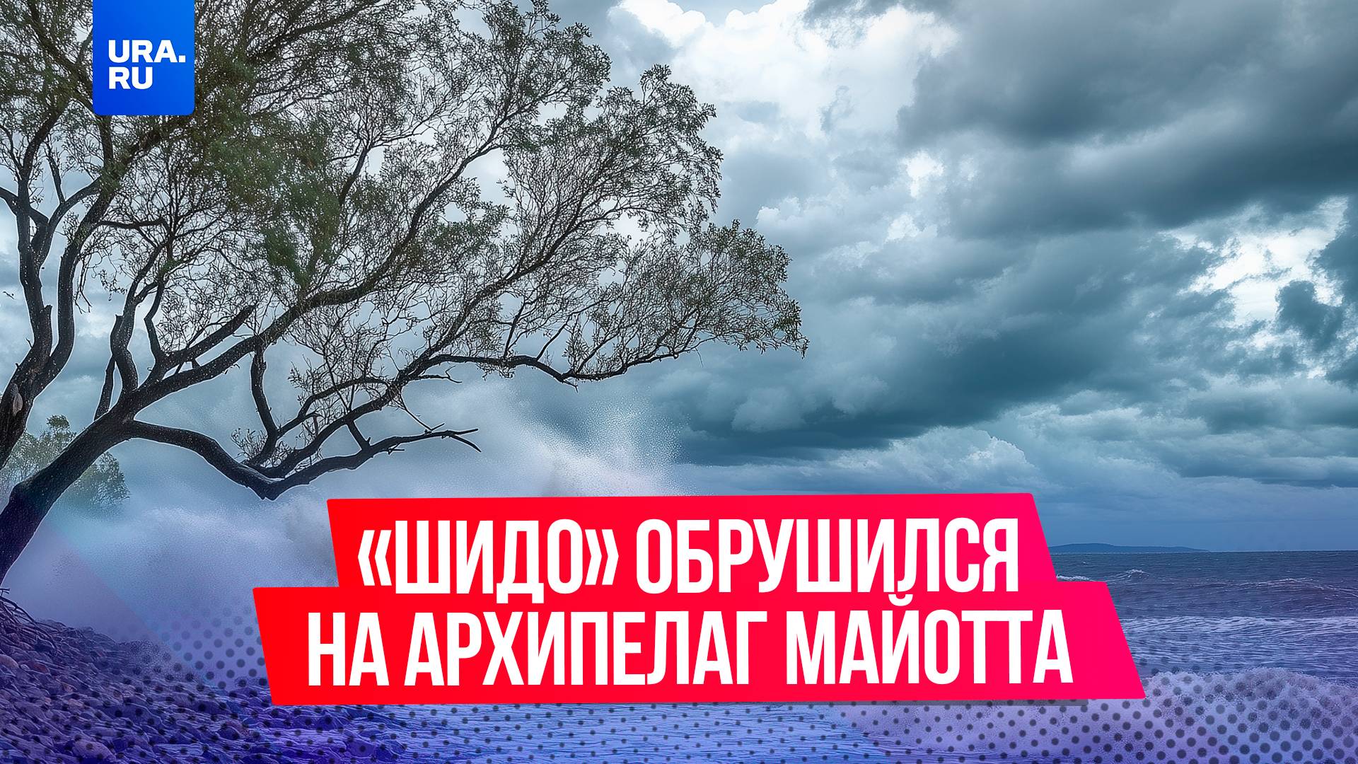 Разрушительный циклон «Шидо» обрушился на французский архипелаг Майотта у острова Мадагаскара