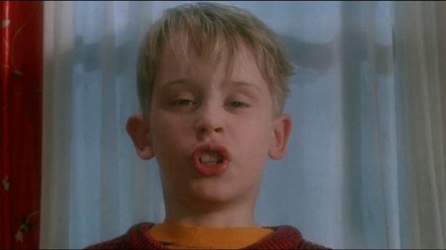 Лучшее зарубежное. Фильм ,,Один дома" 1990г.