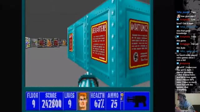VERY CLOSE Death Incarnate Mecha-Hitler kill (Wolfenstein 3d)