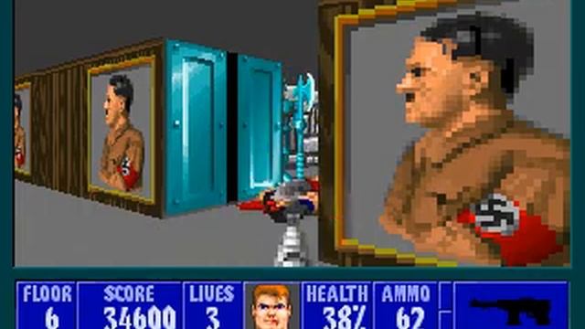 Arielus's Wolfenstein 3-D E1M6 100% Video