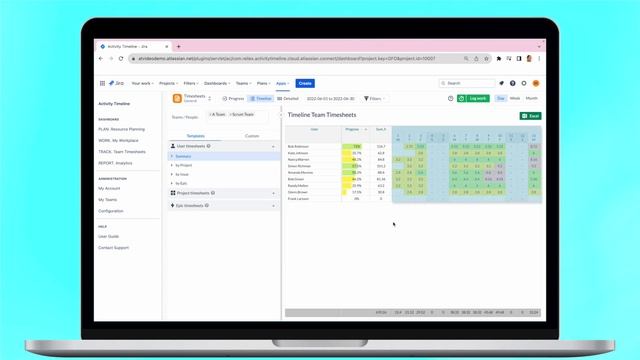 How to get Timesheet Reports in Jira with ActivityTimeline?