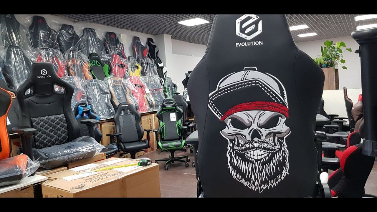 Кресло EVOLUTION GLORIOUS Ed. 2022 "SKULL BUDDY"