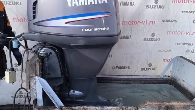 Yamaha F115 (1091388) запуск двигателя