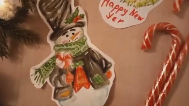 Как нарисовать Снеговика акварелью_Скетчинг