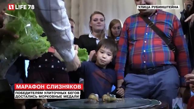 Победителям улиточных бегов вручат морковные медали