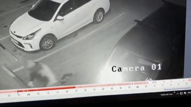 Поджог автомобиля в Анапе возле медицинского центра