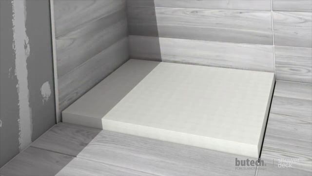 Установка душевого поддона Shower Deck от Butech PORCELANOSA Grupo