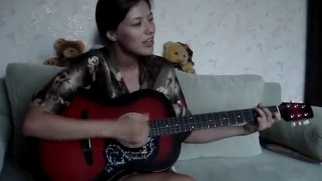 Какая ночка темная - песня под гитару