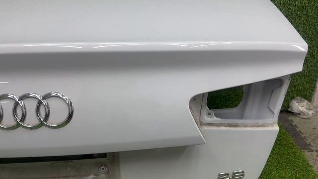Audi A6 C7 4G крышка багажника белая