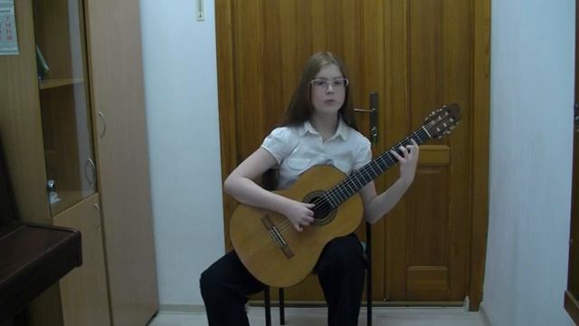 Севостьянова Вера
1. С. Папс "Фаррука" 2. М. Джулиани Allegro spiritoso