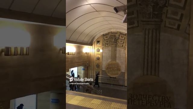 Санкт-Петербург. 17.12.2024. Станция метро «Спасская». Подземный переход. (1)