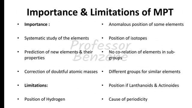 Periodic Classification & the Long Form of Periodic Table | The Periodic Table | CBSE/ISC XI Chap: