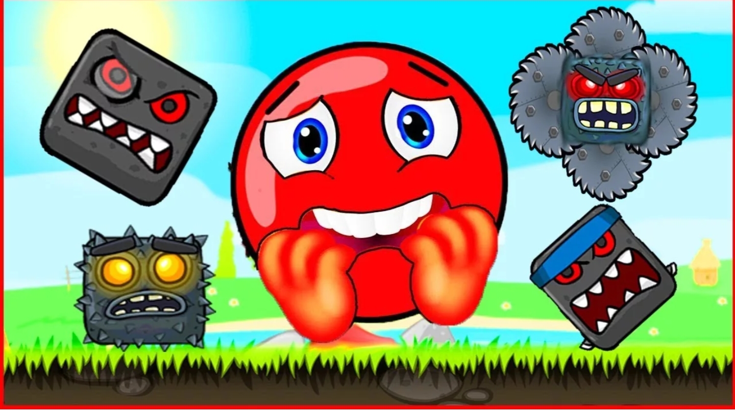 Красный Шарик,  red ball4