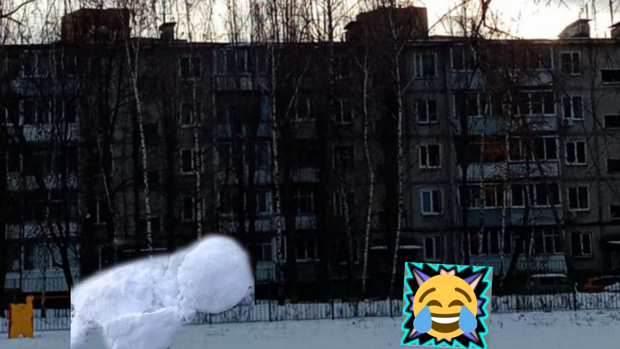 ЛОМАЕМ СНЕЖНЫЕ КОМЫ ПОДРУГ (ОНИ БОЛЬШЕ НЕ ПОДРУГИ) | REAL LIFE