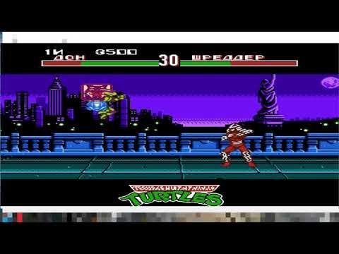 Mutant Ninja Turtles: Tournament Fighters (Черепашки ниндзя турнир) dendy games