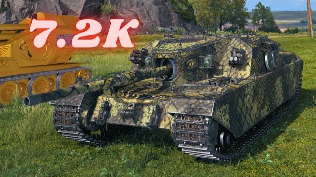 FV205b "Аллигатор" 9 убийств, 7,2 тыс. повреждений, "Аллигатор" и т.д. World of Tanks