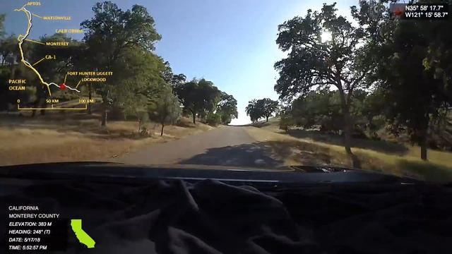 Калифорния - Канада (Сан-Диего - Ванкувер) по берегу океана. GPS-телеметрия, таймлапс 4х. Ч.1