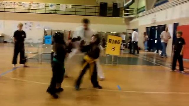 Kaizen Karate tournament sparring 2011