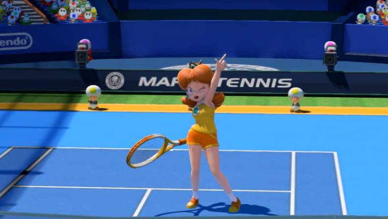 Mario Tennis - Ultra Smash - Daisy vs Peach