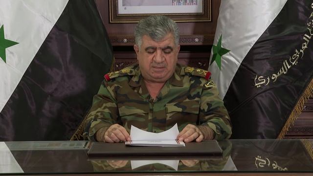 Syrian Defence Minister addresses the country