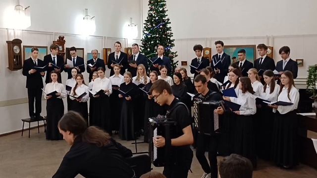 Концерт академического хора Таганрогского музыкального коледжа.